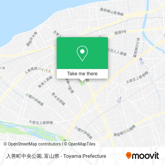 入善町中央公園 map