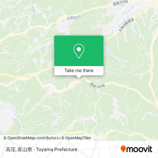 高窪 map