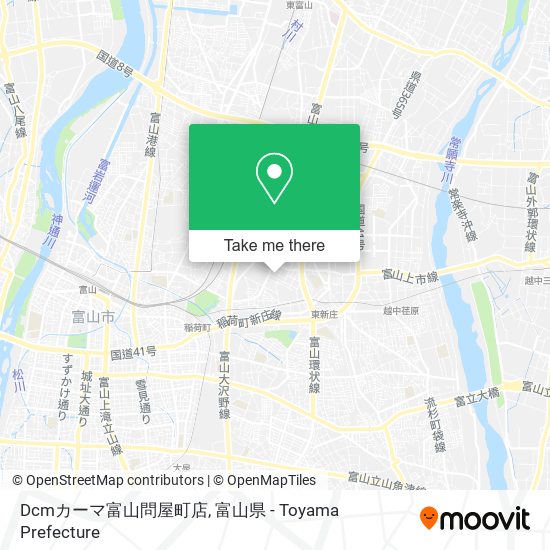 Dcmカーマ富山問屋町店 map