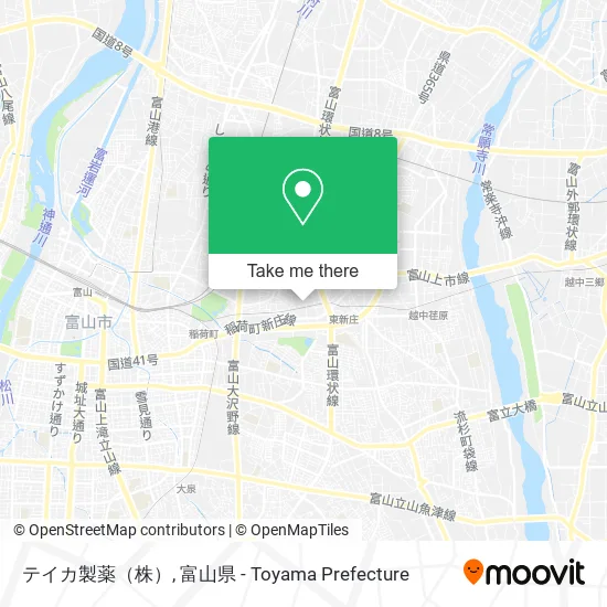 テイカ製薬（株） map