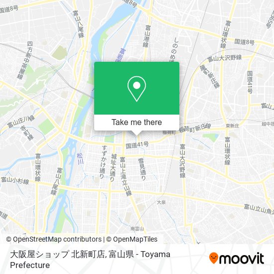 大阪屋ショップ 北新町店 map