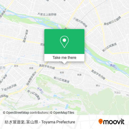 紡ぎ屋遊楽 map