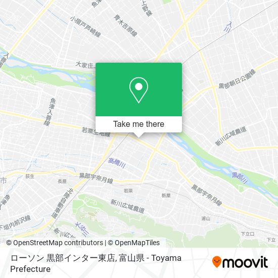 ローソン 黒部インター東店 map