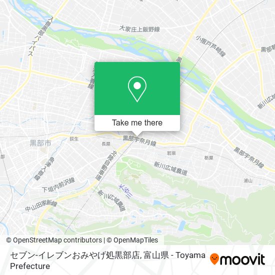 セブン-イレブンおみやげ処黒部店 map