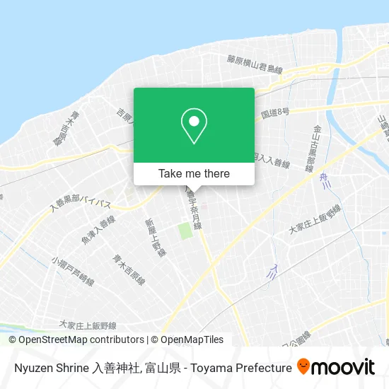 Nyuzen Shrine 入善神社 map