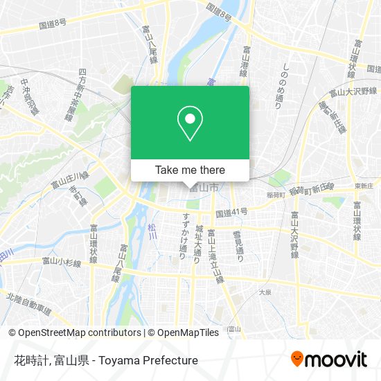 花時計 map