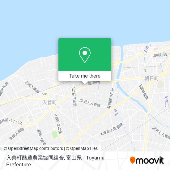 入善町酪農農業協同組合 map