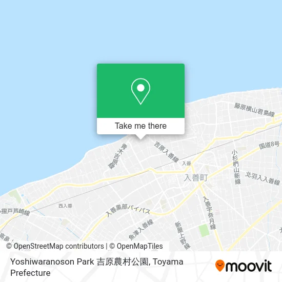 Yoshiwaranoson Park 吉原農村公園 map
