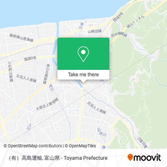 （有）高島運輸 map