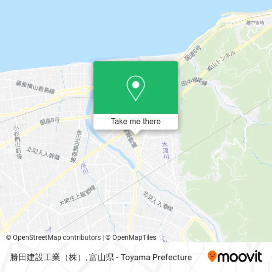 勝田建設工業（株） map