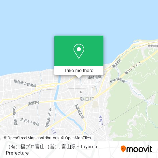 （有）福プロ富山（営） map