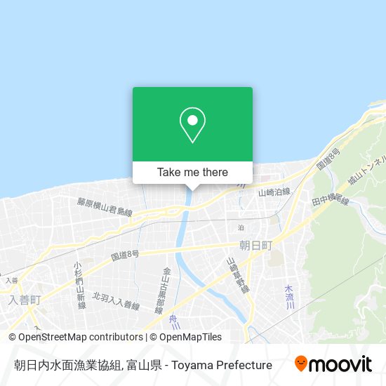 朝日内水面漁業協組 map