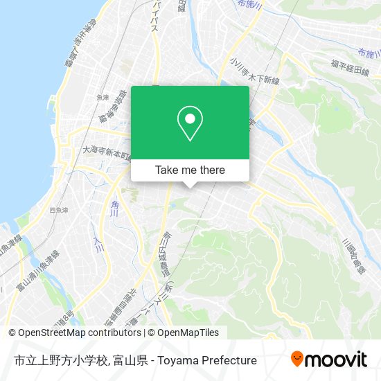 市立上野方小学校 map