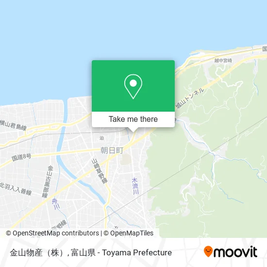 金山物産（株） map