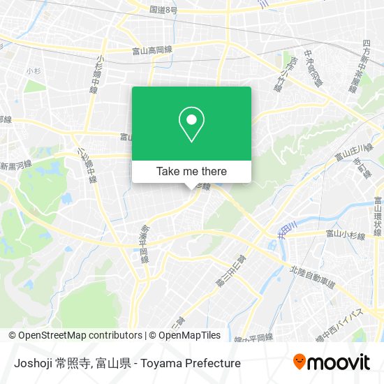 Joshoji 常照寺 map