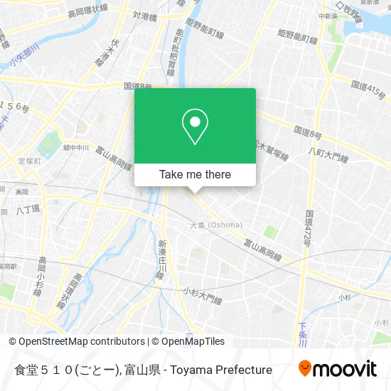食堂５１０(ごとー) map