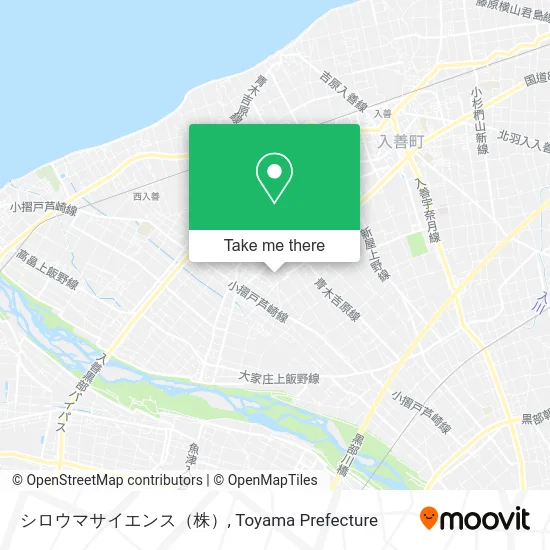 シロウマサイエンス（株） map