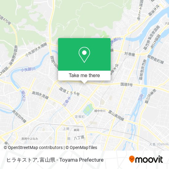 ヒラキストア map