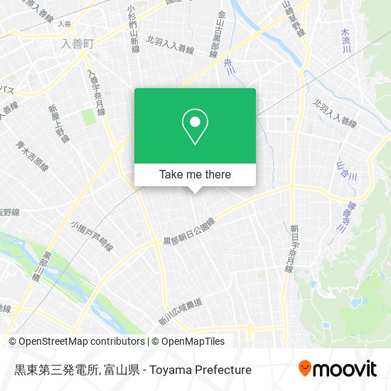 黒東第三発電所 map