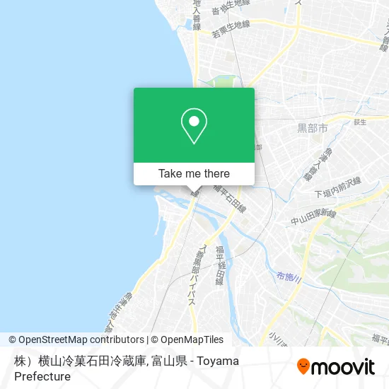 株）横山冷菓石田冷蔵庫 map