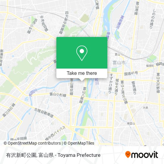 有沢新町公園 map