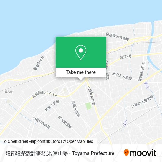 建部建築設計事務所 map