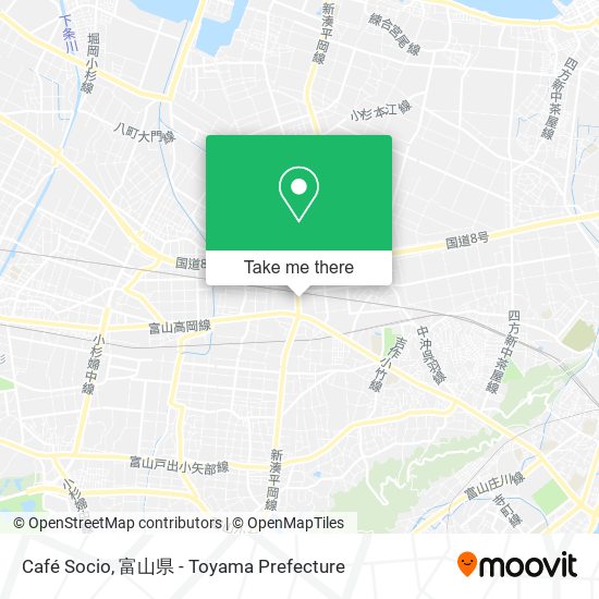 Café Socio map