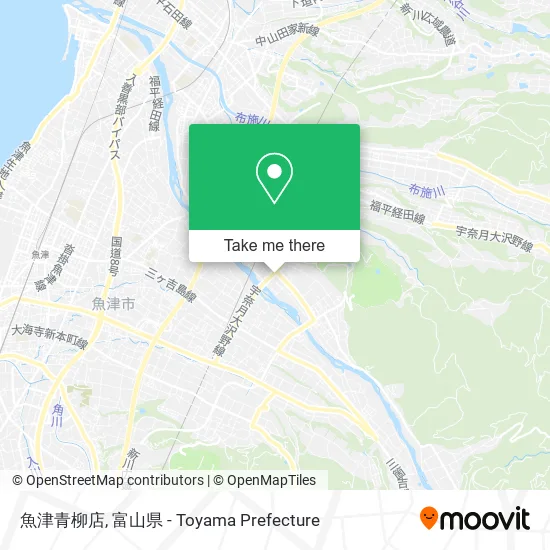 魚津青柳店 map