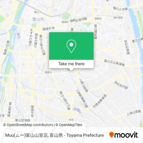 Muu(ムー)富山山室店 map