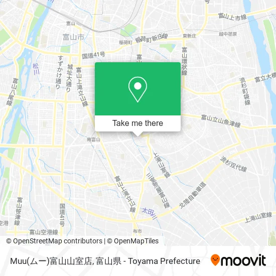 Muu(ムー)富山山室店 map