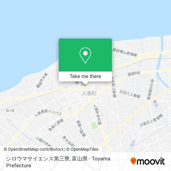 シロウマサイエンス第三寮 map