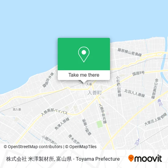 株式会社 米澤製材所 map