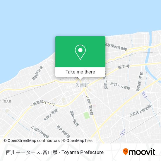 西川モータース map