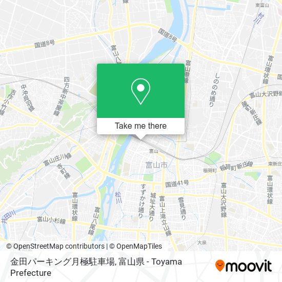 金田パーキング月極駐車場 map