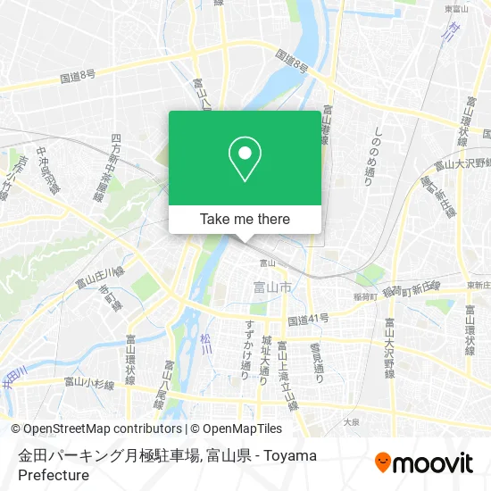 金田パーキング月極駐車場 map