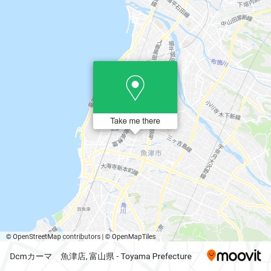 Dcmカーマ　魚津店 map