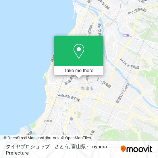 タイヤプロショップ　さとう map
