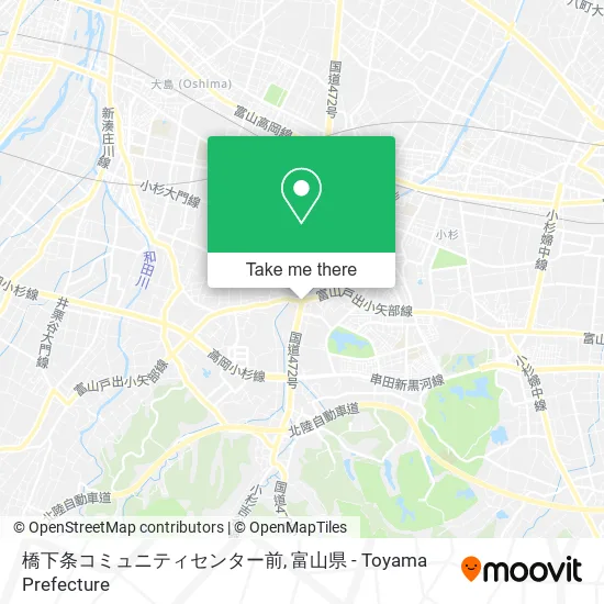 橋下条コミュニティセンター前 map