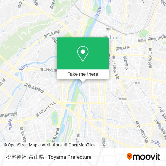松尾神社 map