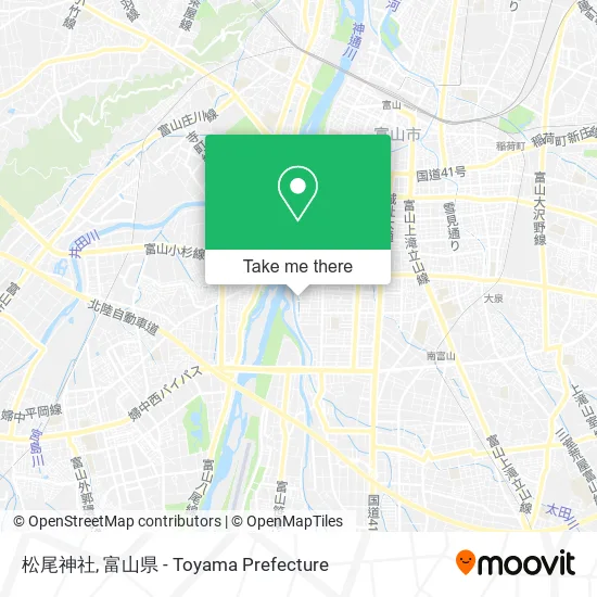 松尾神社 map