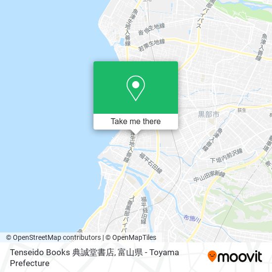 Tenseido Books 典誠堂書店 map