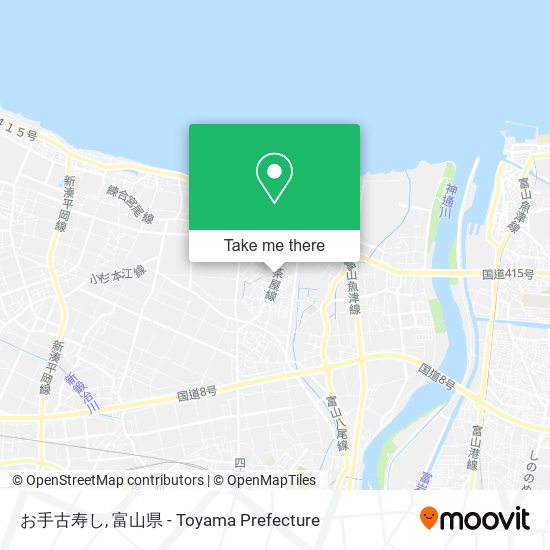 お手古寿し map