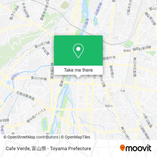 Cafe Verde map
