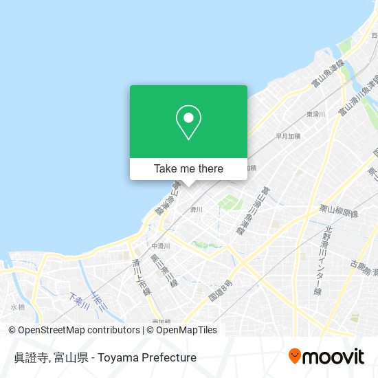 眞證寺 map