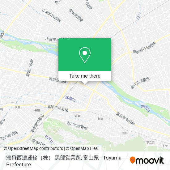 濃飛西濃運輸（株） 黒部営業所 map