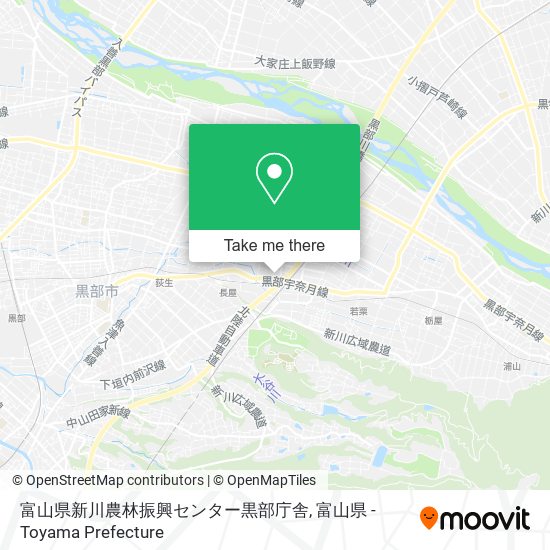 富山県新川農林振興センター黒部庁舎 map