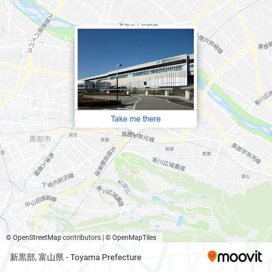 新黒部 map