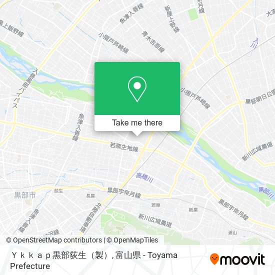 Ｙｋｋａｐ黒部荻生（製） map