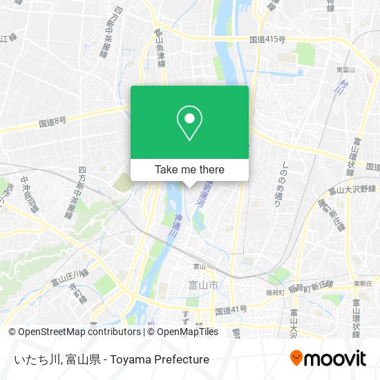 いたち川 map