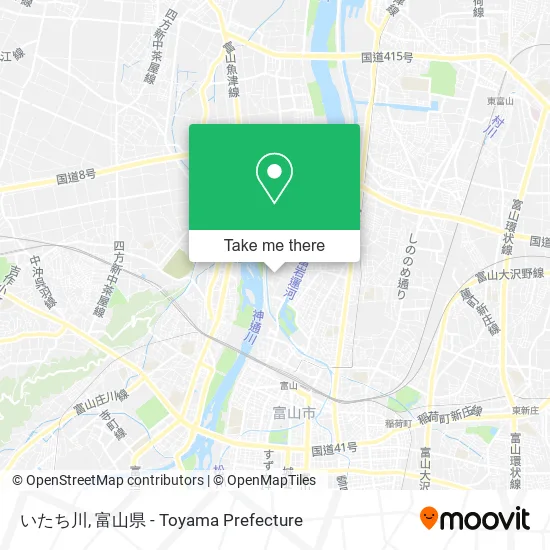 いたち川 map